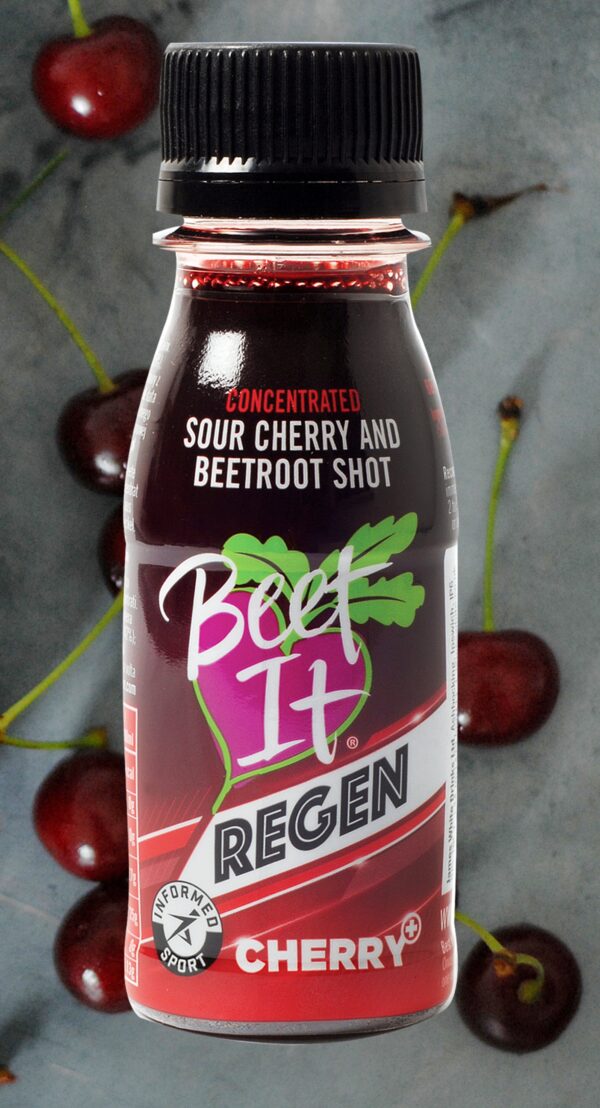 Beet It Sport Regen Cherry + Pacco da 15×70 ml